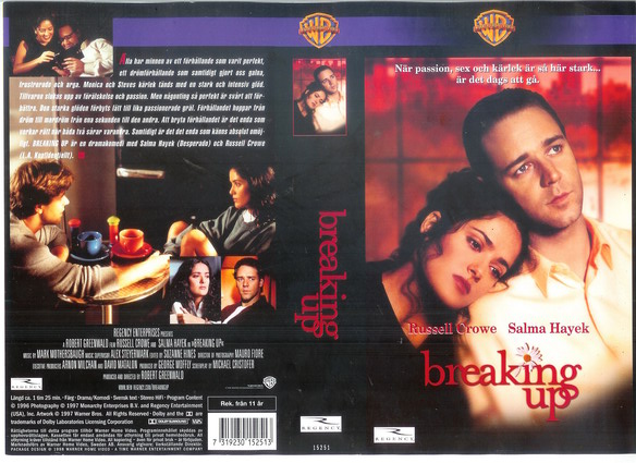 BREAKING UP (vhs)